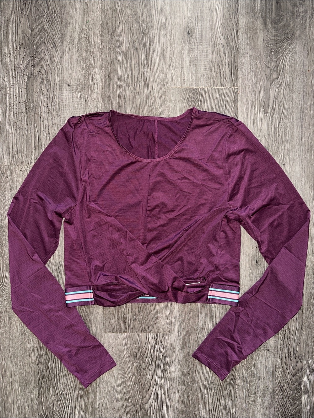 Eco-Conscious Front Twist Long Sleeve